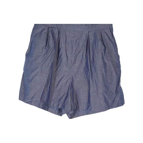 Mossimo Chambray Short Romper Womens Size XL Sleeveless Strapless - Picture 3 of 10